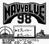 Navy Blue title screen for GameBoy
